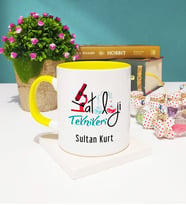 Pataloji Teknikeri Kupa Bardak Sarı