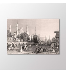 Arty Tablo Sultanahmet Camii ve Meydanı Tablo (Karışık)