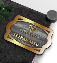 BK Gift Kişiye Özel Ahşap Yaka İsimliği - 12