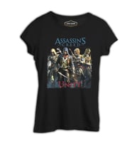 Assassin's Creed Unity 2 Siyah Kadın Tshirt