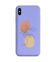 Lila Lansman Telefon Kılıfı Iphone Xs Max