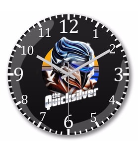 Silverhawks The Quicksilver Duvar Saati Bombeli Gercek Cam