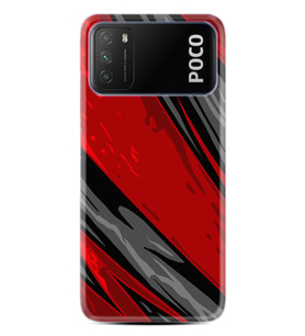 Kılıfland Xiaomi Poco M3 Kılıf Silikon Resimli Kapak Blade Stok 1184