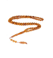 Kuka Tesbih - 99'lu - 7 mm İstanbul Model Natural (Kahverengi Açık)