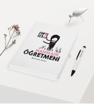 BK Gift Kişiye Özel Matematik Öğretmeni Temalı Beyaz Defter Kalem Hediye Seti - 1