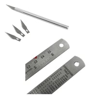 Kretuar + 15 Cm Çelik Cetvel