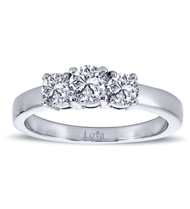 Lova 0,73 Karat Pırlanta Tria Yüzük - 1080014
