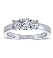 Lova 0,73 Karat Pırlanta Tria Yüzük - 1080014