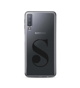 Samsung A7 (2018) Harf Tasarımlı Telefon Kılıfı S-Harfi 
