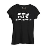 Depeche Mode - People are People Siyah Kadın Tshirt