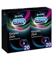 Durex Karşılıklı Zevk Prezervatif 2x20li