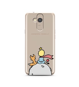 Küçük Prens Tasarım Süper Şeffaf Silikon Telefon Kılıfı General Mobile GM8