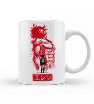 Eren Jaeger Traditional Eren Kupa Bardak Porselen