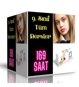 Lise 9.Sınıf Tüm Dersler Görüntülü Eğitim Seti