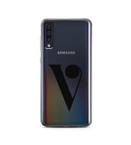 Samsung A50 Harf Tasarımlı Telefon Kılıfı V-Harfi 