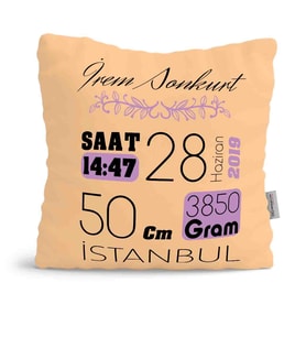 BK Gift Kişiye Özel Çocuklar Yavru Ağzı Yastık 52821