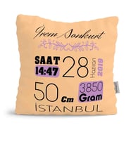 BK Gift Kişiye Özel Çocuklar Yavru Ağzı Yastık 52821