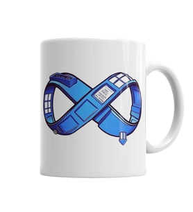 Doctor Who Endless Tardis Kupa Bardak Porselen