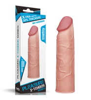 Love Toy X-Tender Realistik Dokuda 2.5 Cm Uzatmalı Penis Kılıfı-LV1050F
