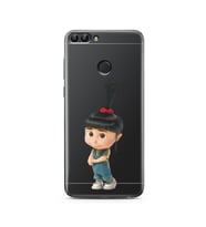 Agnes Tasarımlı Süper Şeffaf Silikon Telefon Kılıfı Huawei P Smart 