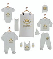 Pia Baby 10 Parça İsme Özel Hastane Çıkışı GL 1920