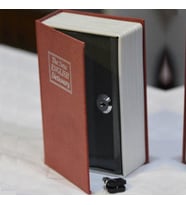 3D Kitap Şeklinde Gizli Kasa Kumbara (Karışık)