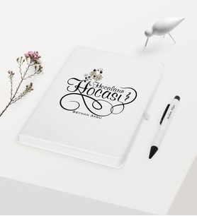 BK Gift Kişiye Özel Hocaların Hocası Temalı Beyaz Defter Kalem Hediye Seti - 3