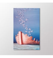 Arty Tablo Özgürleşen Gemi Tablo (Karışık)