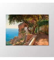 Arty Tablo Amalfi'den Görünüm Tablo (Karışık)