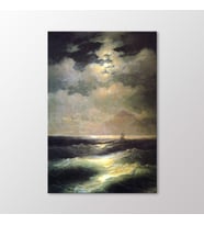 Arty Tablo Dolunay'da Deniz, 1878 Tablo (Karışık)