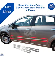 Fiat Linea Krom Yan Kapı Çıtası 4 Kapı 2007-2018 Arası P. Çelik