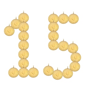 Harem Altın 15 Eski Tarih Çeyrek Altın
