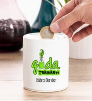Gıda Teknikeri Kişiye Özel Kumbara