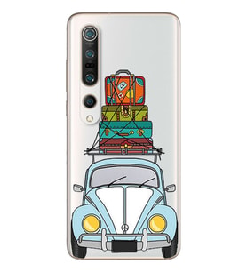 Tatil Araba Tasarımlı Süper Şeffaf Silikon Telefon Kılıfı Xiomai Mi10-pro