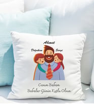Babalar Günü Yastığı Kişiye Özel