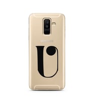 Samsung A6 Plus Harf Tasarımlı Telefon Kılıfı U-Harfi 