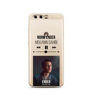 Norm Ender Mp3 Tasarımlı Süper Şeffaf Silikon Telefon Kılıfı Huawei P10    