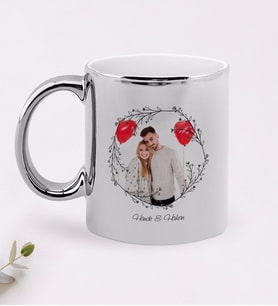 BK Gift Kişiye Özel İsimli Fotoğraflı Krom Kupa Bardak-26
