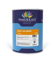 Pamukkale Doğal Taş Verniği Solvent Bazlı Şeffaf 0.75 Lt