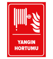 MIGNATIS - Yangın Hortumu Levhası - Sac Malzeme 35x50cm
