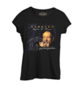 Haggard - Eppur Si Muove Siyah Kadın Tshirt
