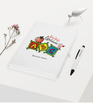 BK Gift Kişiye Özel Anaokulu Öğretmeni Temalı Beyaz Defter Kalem Hediye Seti - 1