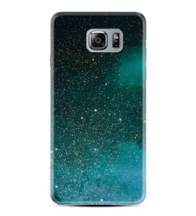 Kılıfland Samsung Galaxy Note 5 Kılıf Silikon Resimli Kapak Green Sky Stok 1080
