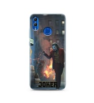 Joker Tasarımlı Süper Şeffaf Silikon Telefon Kılıfı Huawei Honor 10 Lite