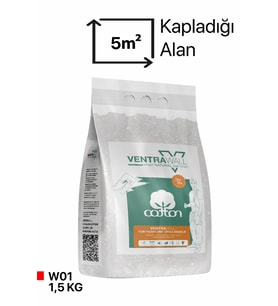 Ventrawall Isı ve Ses Yalıtımlı Fil Dişi Beyazı Boya W01