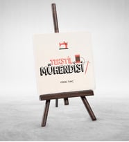 BK Gift Kişiye Özel Mesleki Tekstil Mühendisi Şovaleli Doğal Taş  2