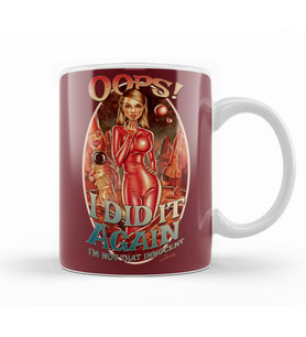 Pinup Music Oops Kupa Bardak Porselen