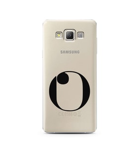 Samsung A7 (2015) Harf Tasarımlı Telefon Kılıfı O-Harfi 