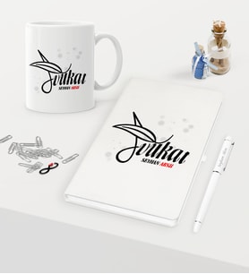 BK Gift Kişiye Özel Avukat Temalı Beyaz Defter Kalem Kupa Seti - 9 (Model 1)