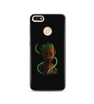Baby Groot Tasarım Süper Şeffaf Silikon Telefon Kılıfı Huawei P9 Lite 2017 Mini 